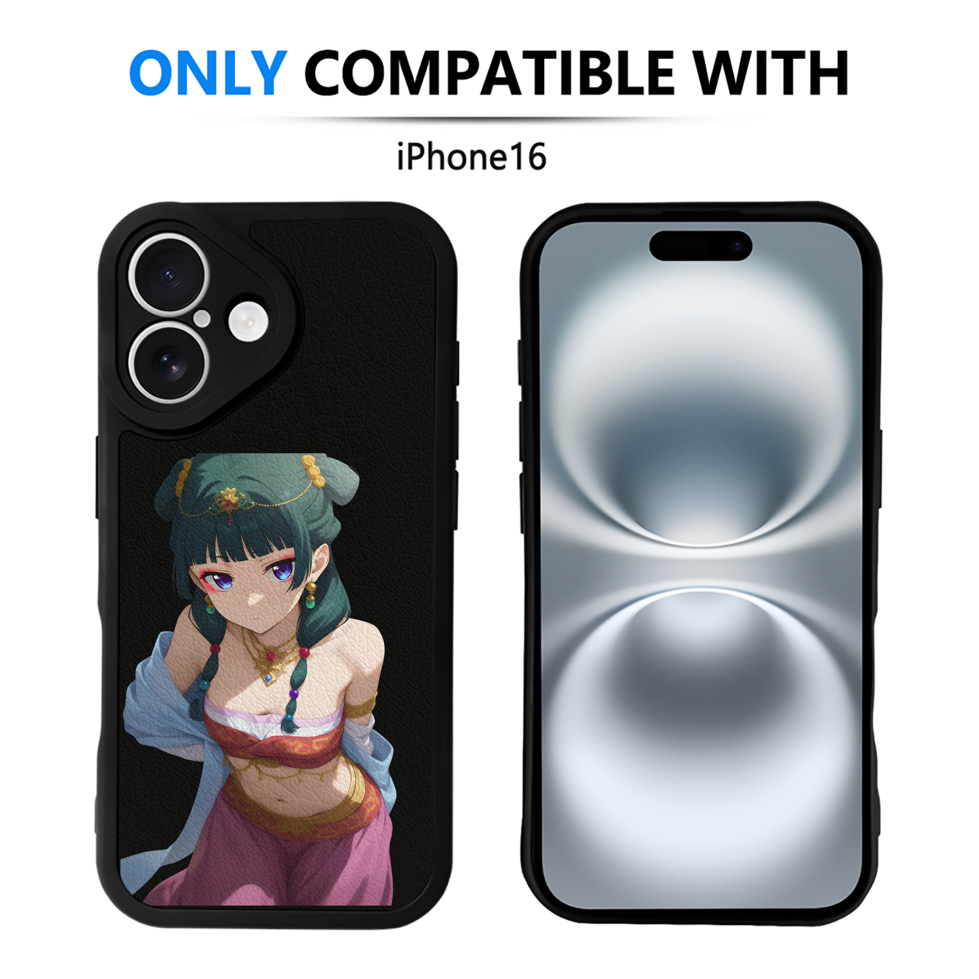 薬屋のひとりごと The Apothecary Diaries 【iPhone 16シリーズ対応】シリコンスマホケース（レザー調） 材質：シリコン